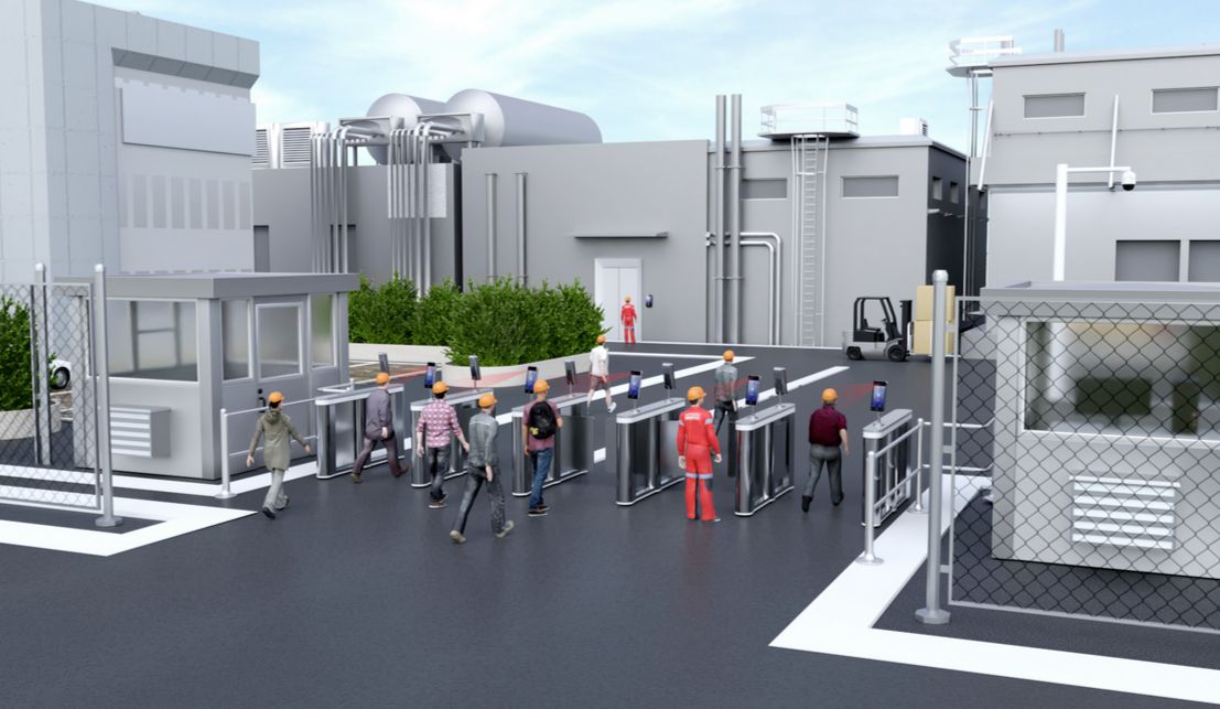 食品加工车间人员通行解决方案