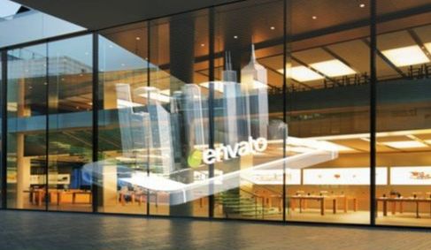 透明橱窗展示屏方案